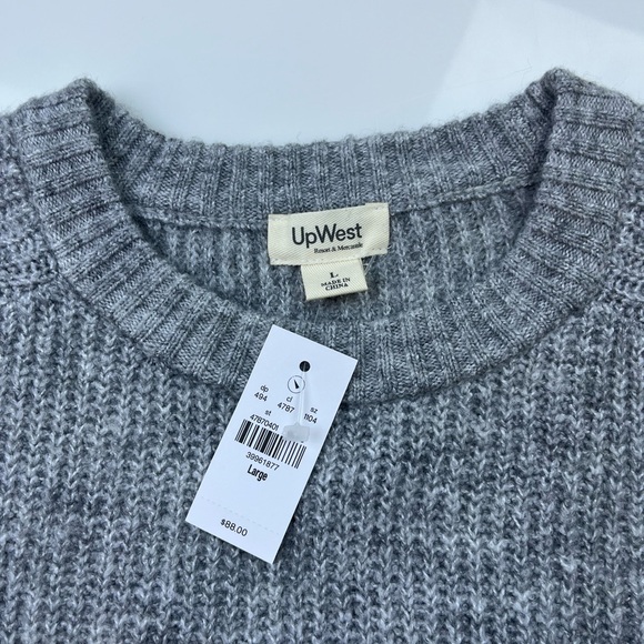 UpWest Comfy Sweater Dress in Grey N224 M- UW5, uw7 - Picture 9 of 14